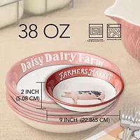 Certified International Vintage Farm 4-pc. Ceramic Soup Bowl