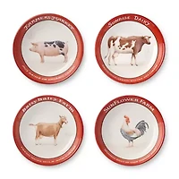 Certified International Vintage Farm 4-pc. Ceramic Soup Bowl