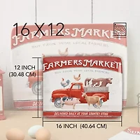 Certified International Vintage Farm Ceramic Serving Platter