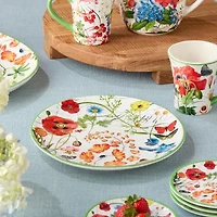 Certified International Greenhouse 4-pc. Ceramic Dinner Plate