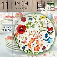 Certified International Greenhouse 4-pc. Ceramic Dinner Plate