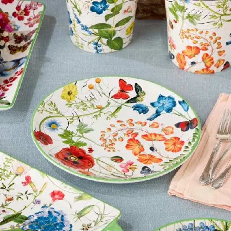 Certified International Greenhouse 4-pc. Ceramic Dinner Plate
