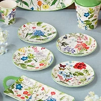 Certified International Greenhouse 4-pc. Ceramic Salad Plate
