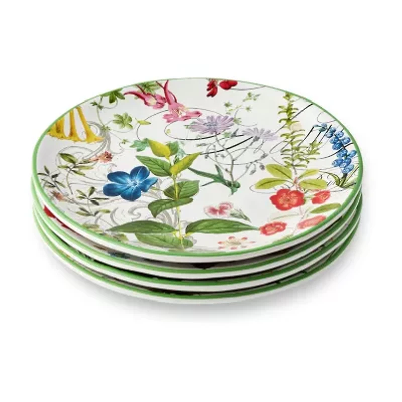 Certified International Greenhouse 4-pc. Ceramic Salad Plate