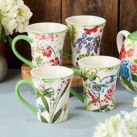 Certified International Greenhouse 4-pc. Coffee Mug