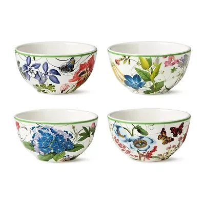 Certified International Greenhouse 4-pc. Ceramic Ice Cream Bowl
