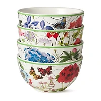 Certified International Greenhouse 4-pc. Ceramic Ice Cream Bowl
