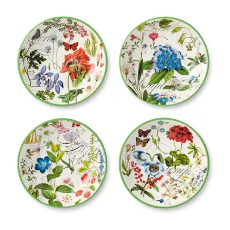 Certified International Greenhouse 4-pc. Ceramic Soup Bowl