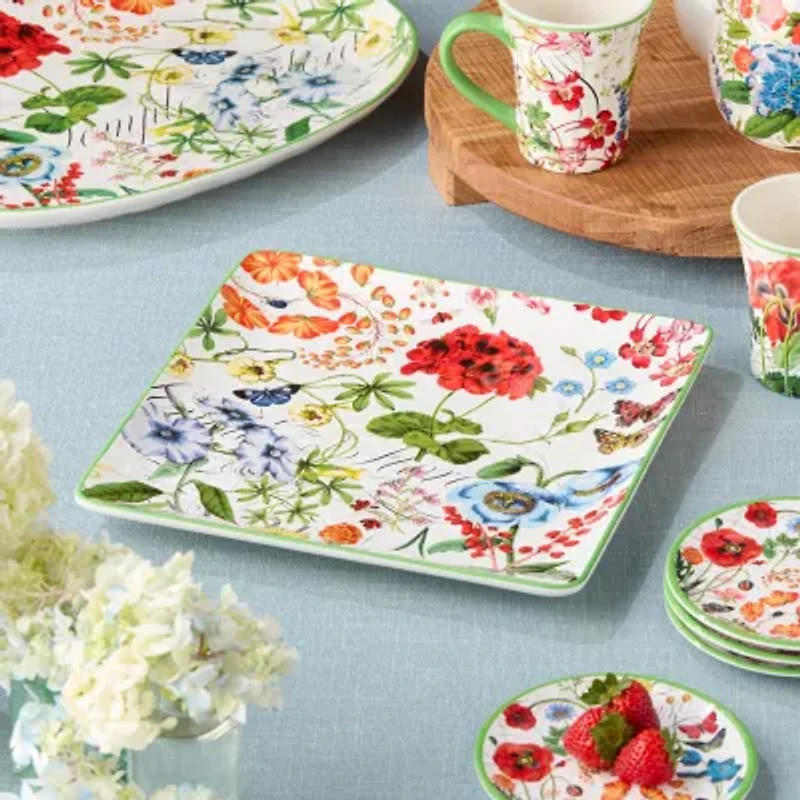 Certified International Greenhouse Ceramic Serving Platter