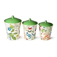 Certified International Greenhouse 3-pc. Canister