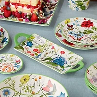 Certified International Greenhouse Ceramic Serving Platter