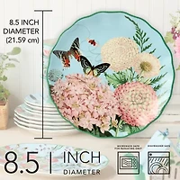 Certified International Flora 4-pc. Ceramic Salad Plate