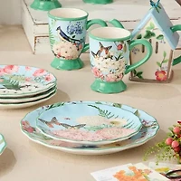 Certified International Flora 4-pc. Ceramic Salad Plate