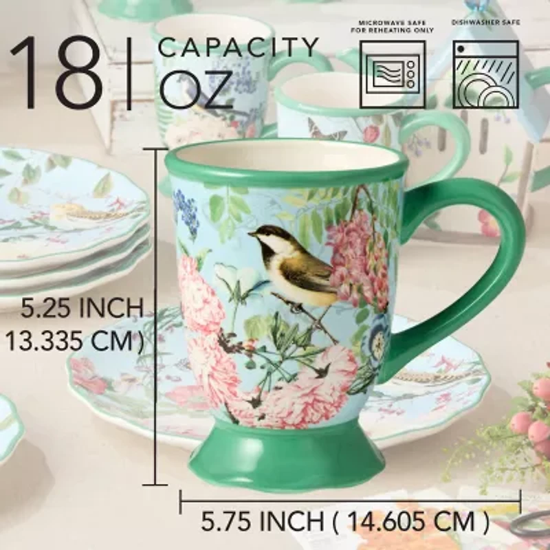 Certified International Flora 4-pc. Coffee Mug