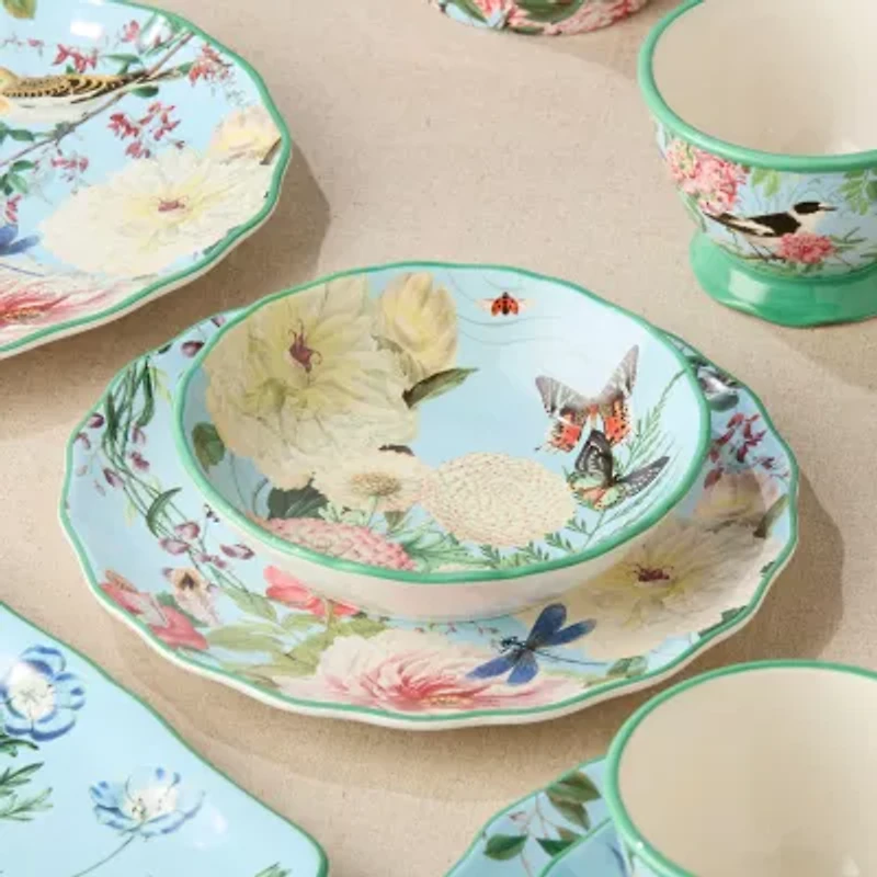 Certified International Flora 4-pc. Ceramic Soup Bowl