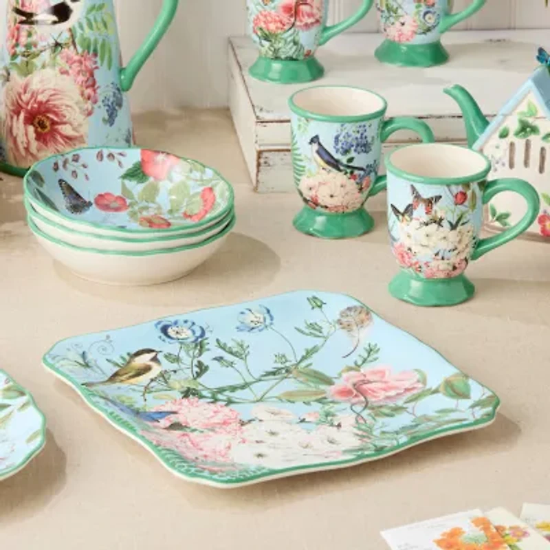 Certified International Flora Ceramic Serving Platter