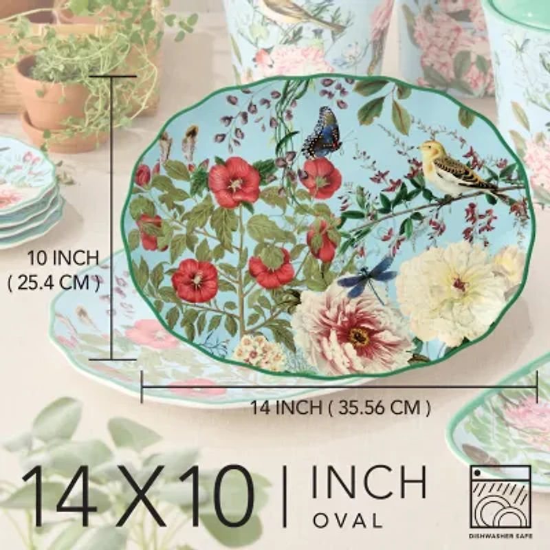 Certified International Flora Ceramic Serving Platter