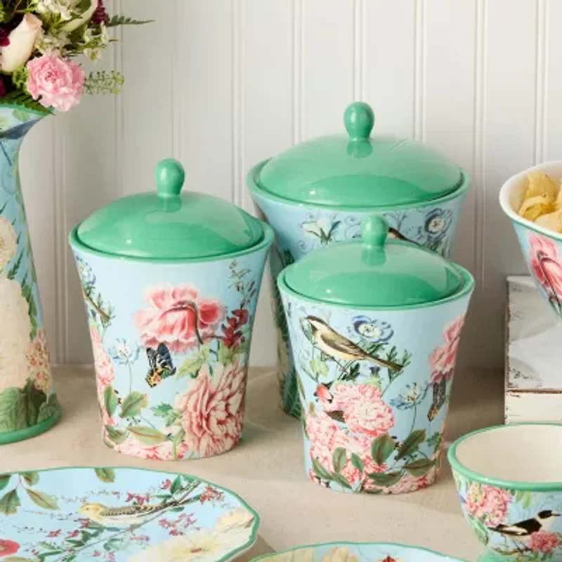 Certified International Flora 3-pc. Canister