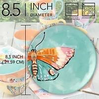 Certified International Butterflies 4-pc. Ceramic Salad Plate