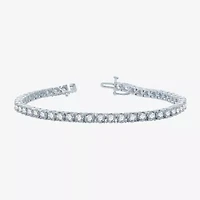 5 CT. T.W. Natural White Diamond 10K or Yellow Gold 7.5 Inch Tennis Bracelet