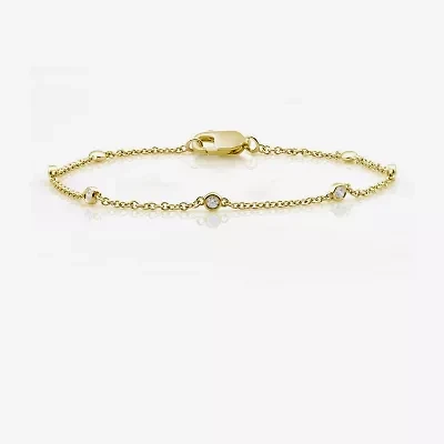 10K Gold 7 1/2 Inch Solid Link Bracelet