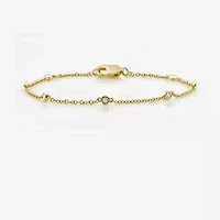 10K Gold 7 1/2 Inch Solid Link Bracelet