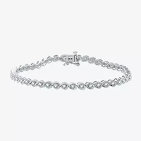 1 CT. T.W. Diamond Tennis Bracelet 10K White or Yellow Gold