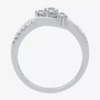 Love Lives Forever 1/3 CT.T.W. Natural Diamond 10K Gold 3-Stone Promise Ring