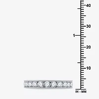 (I-J / I2) Womens 4MM 1 CT. T.W. Natural White Diamond 14K Gold Wedding Band