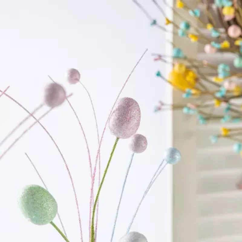 Glitzhome Glitter Egg, Bunny And Donuts Picks Pick