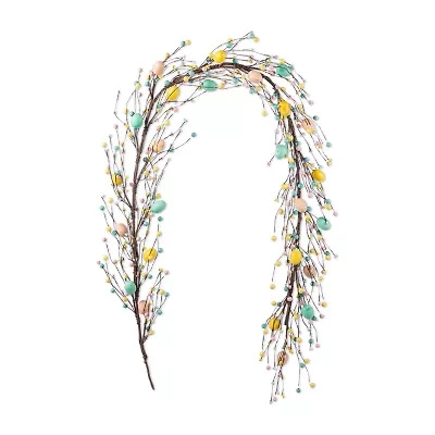 Glitzhome 72" Egg And Berries Easter Garland