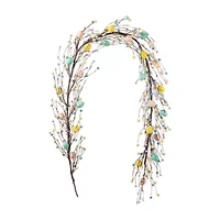 Glitzhome 72" Egg And Berries Easter Garland