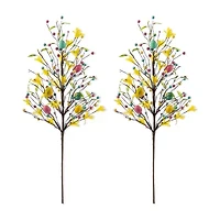 Glitzhome Berries, Eggs And Leaves Pick