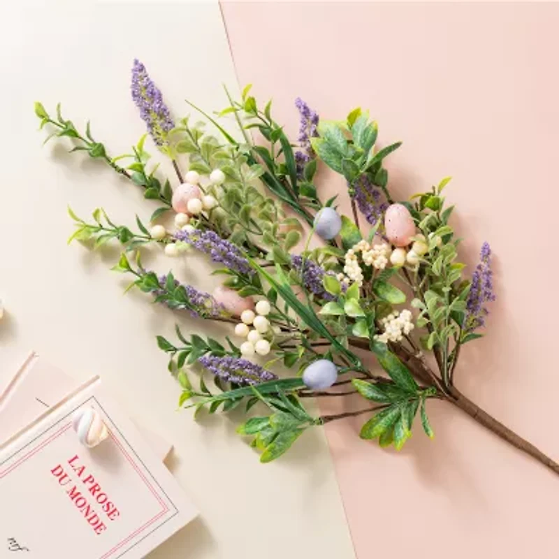 Glitzhome Eggs And Lavender Pick