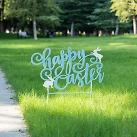 Glitzhome 24" Metal Easter Yard Art