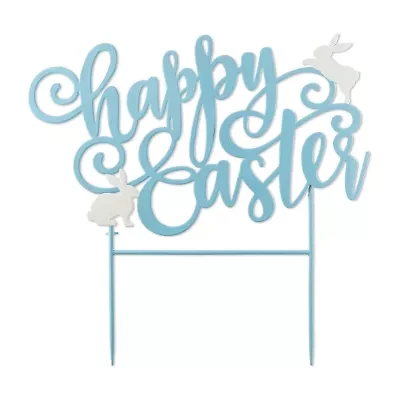 Glitzhome 24" Metal Easter Yard Art