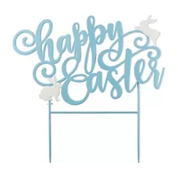 Glitzhome 24" Metal Easter Yard Art