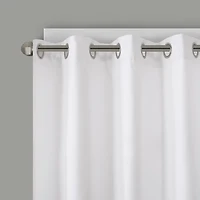 Intelligent Design Ashley 50"W X 84"L Total Grommet Top 100% Blackout Single Curtain Panel