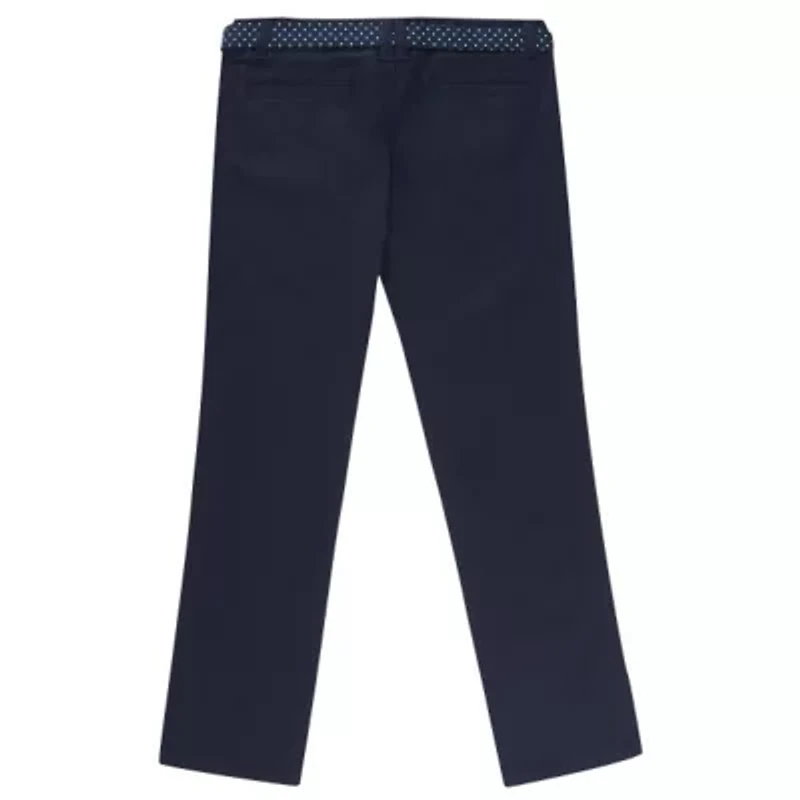 French Toast Little & Big Kid Girls Bootcut Mid Rise Straight Fit Flat Front Pant