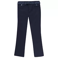 French Toast Little & Big Kid Girls Bootcut Mid Rise Straight Fit Flat Front Pant