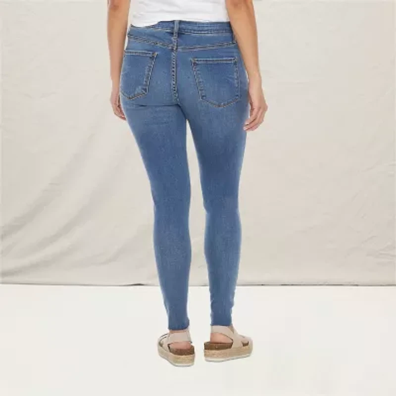 a.n.a Womens Tall Mid Rise Skinny Fit Jegging Jean