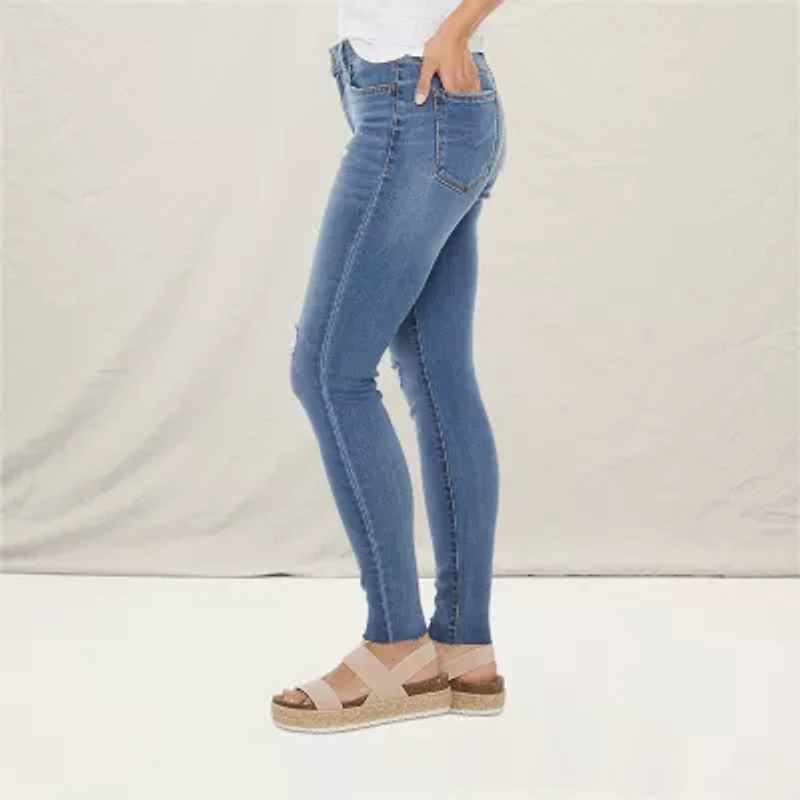 a.n.a Womens Tall Mid Rise Skinny Fit Jegging Jean