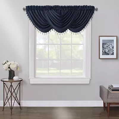 Max Blackout Mystique Rod Pocket Waterfall Valance