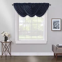 Max Blackout Mystique Rod Pocket Waterfall Valance