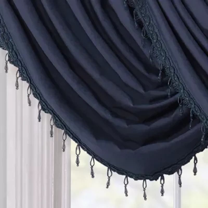 Max Blackout Mystique Rod Pocket Waterfall Valance