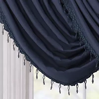 Max Blackout Mystique Rod Pocket Waterfall Valance