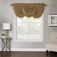 Regal Home Regency Rod Pocket Waterfall Valance