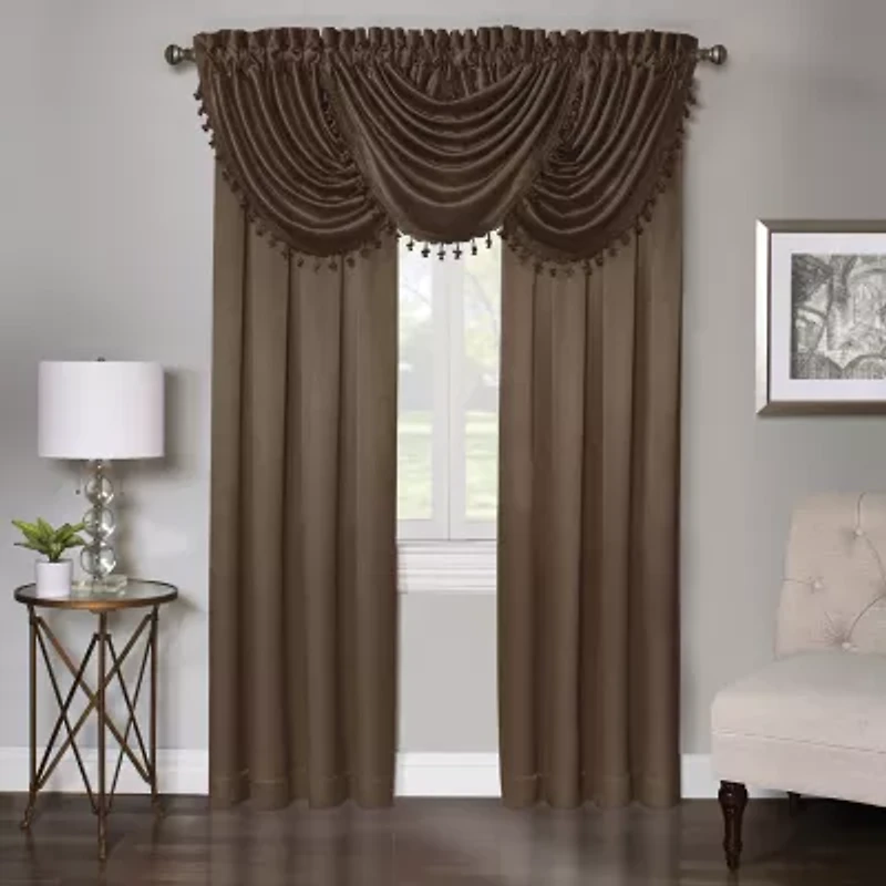 Regal Home Regency Rod Pocket Waterfall Valance