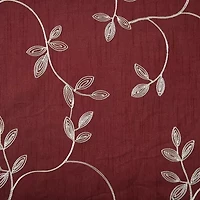 Max Blackout Mystique Grommet Top Embroidered 100% Single Curtain Panel