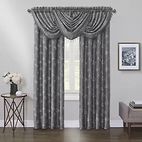 Max Blackout Mystique Rod Pocket Embroidered 100% Single Curtain Panel